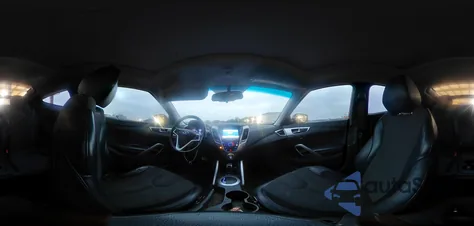 2012 Hyundai Veloster z USA, uszkodzony, nr VIN KMHTC6AD4CU030684